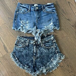 2 pairs of Jean shorts